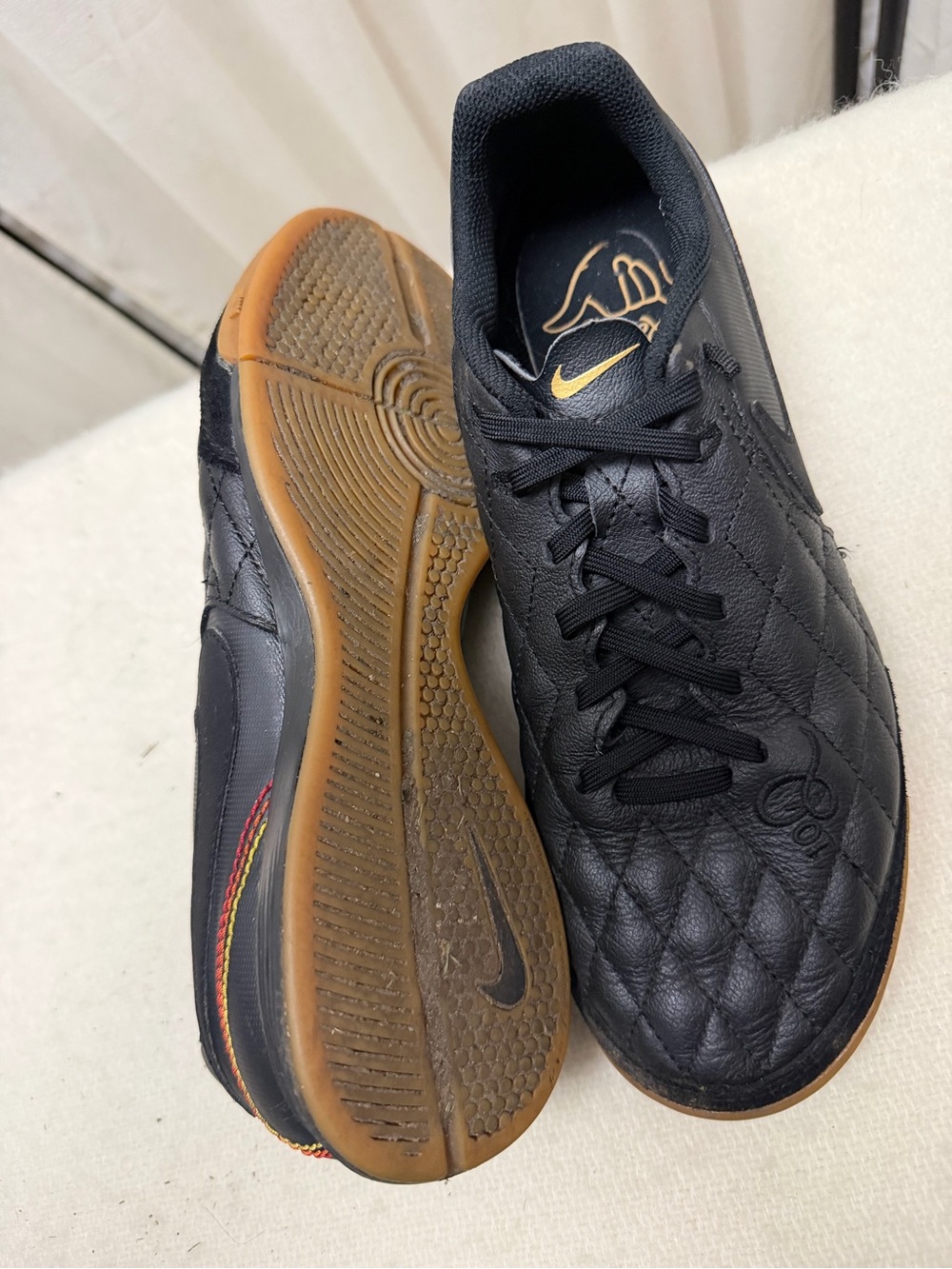 Nike TiempoX Ligera IV 10R IC "Ronaldinho Black Gum" (AQ2202-007) - Picture 6 of 6